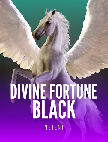 Divine Fortune Black by NetEnt, RTP 96%, at Vegas Hero Casino